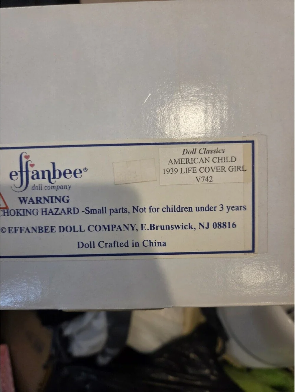 American child doll 1939 life covergirl V 742 1999